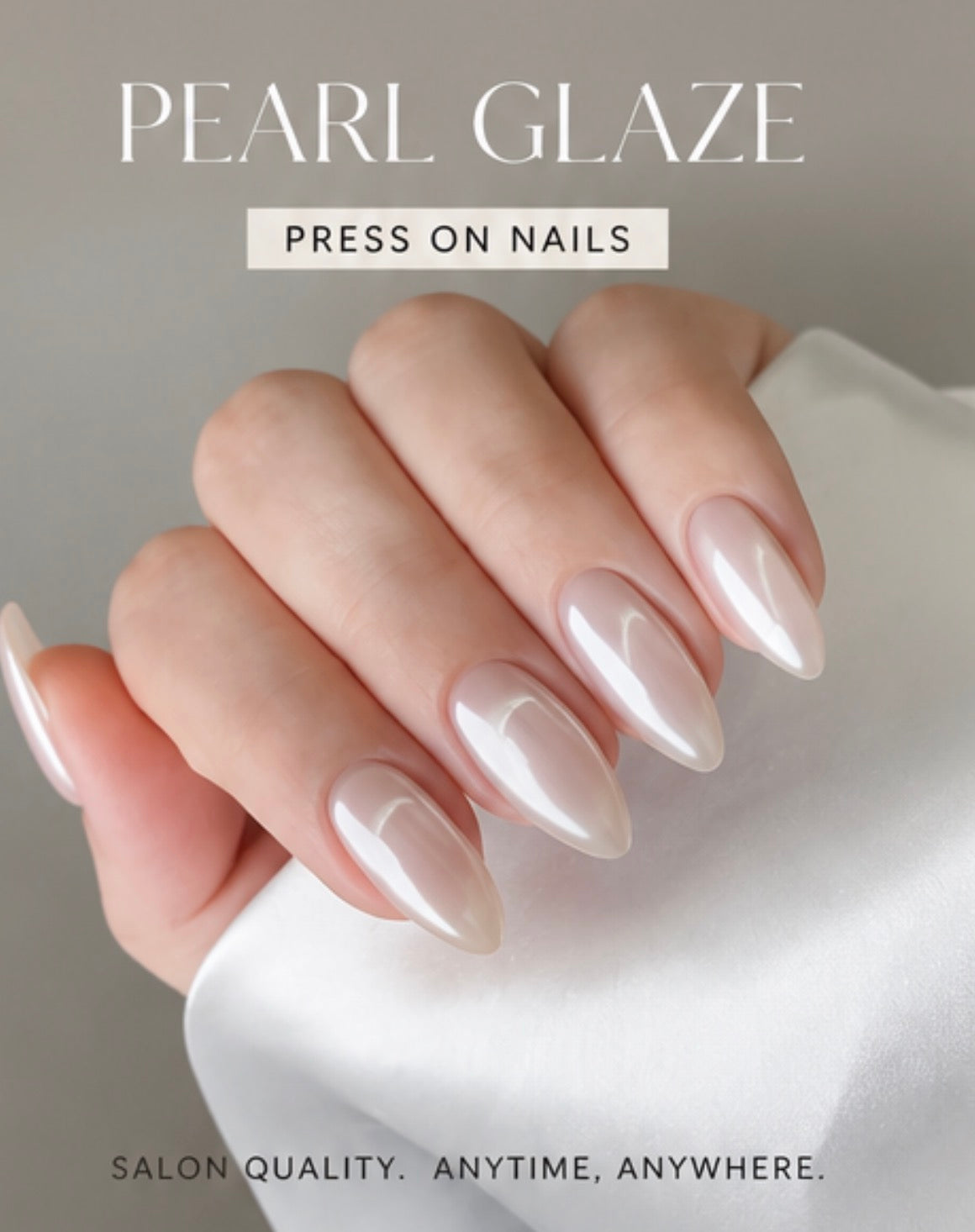 Pearl Glaze - Press on Nails